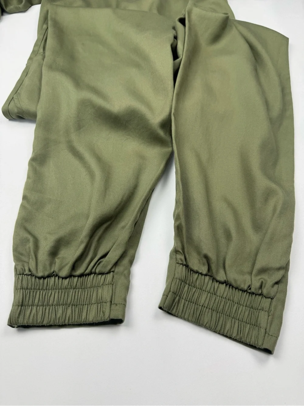 I Heart Ronson Women's Olive Green Utility Jumpsuit Size Small NWT